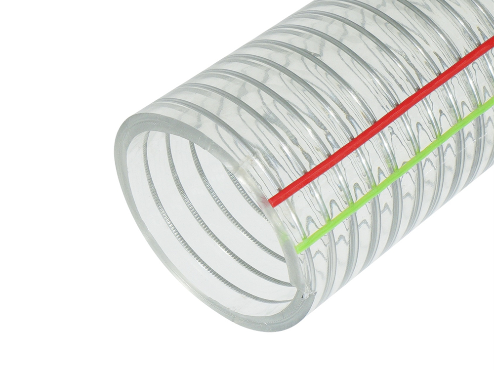 PVC Spring Hose (Red Green Lines)