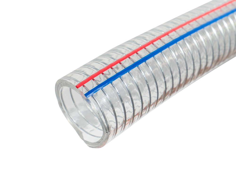 PVC Steel Wire Hose Red Blue